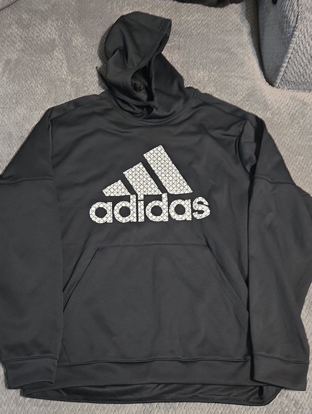 Adidas Men’s Black Logo Hoodie